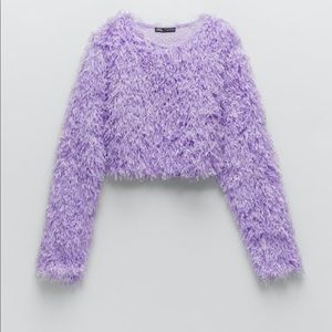 Lilac feather top